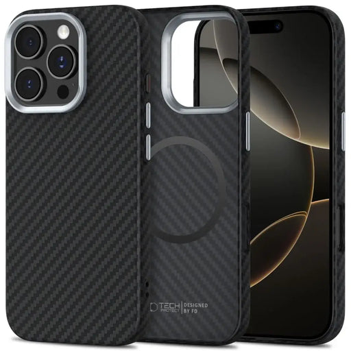 Калъф Tech-Protect Ion Carbon MagSafe за iPhone 16 Pro