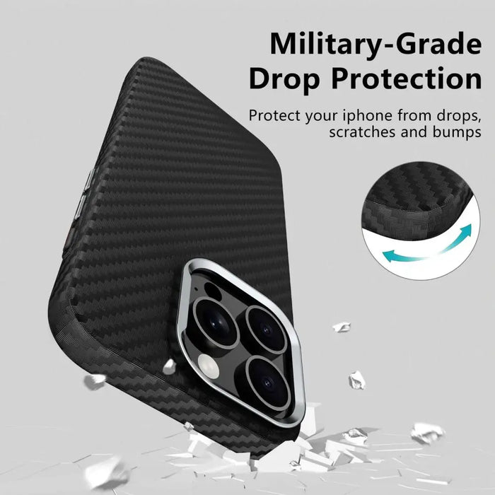 Калъф Tech-Protect Ion Carbon MagSafe за iPhone 16 Pro Max