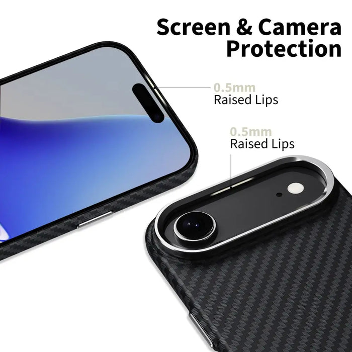 Калъф Tech-Protect Ion Carbon MagSafe за iPhone 17 Air