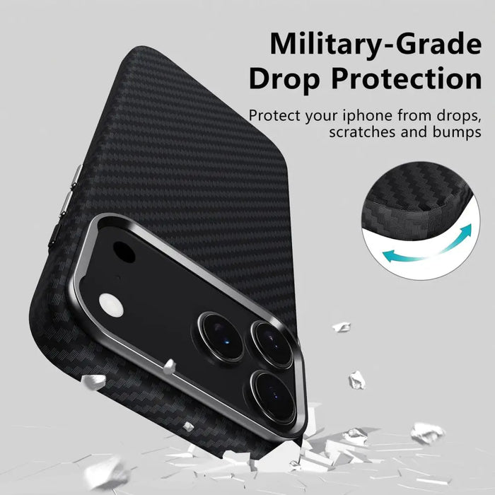 Калъф Tech-Protect Ion Carbon MagSafe за iPhone 17 Pro Max