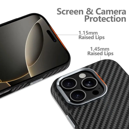 Калъф Tech-Protect Ion Carbon MagSafe за Samsung Galaxy S25