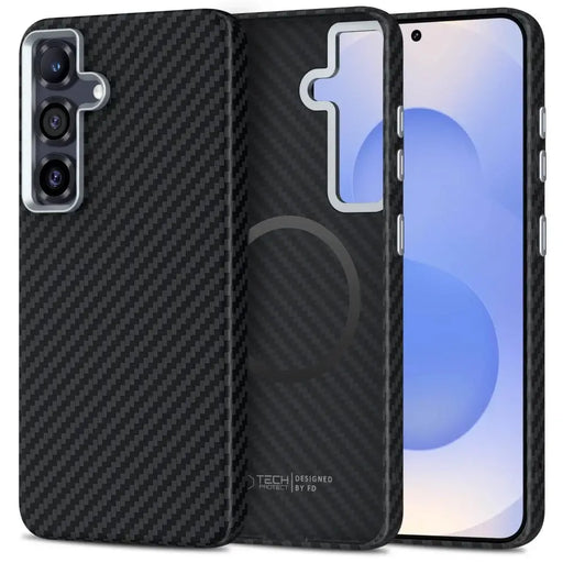 Калъф Tech-Protect Ion Carbon MagSafe за Samsung Galaxy S25