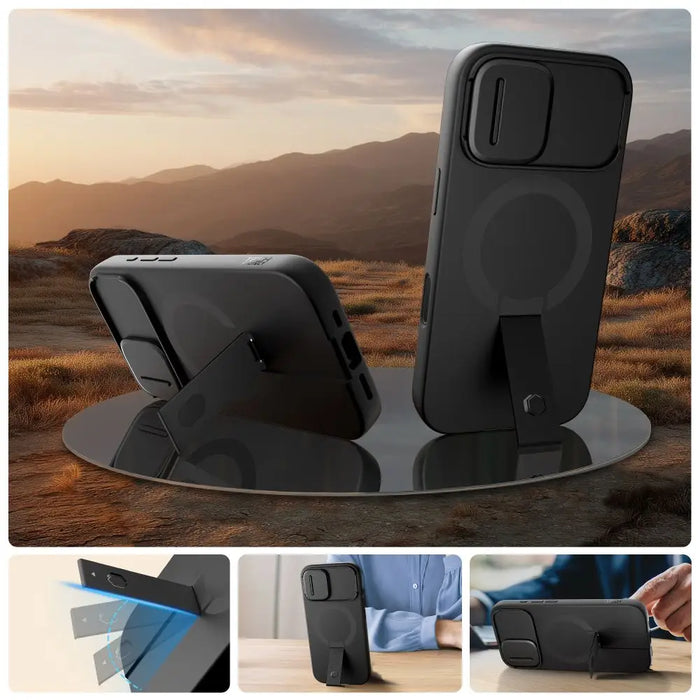 Калъф Tech-Protect Kevlar Aura MagSafe за iPhone 17 - черен