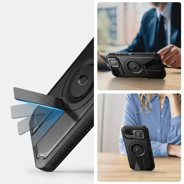 Калъф Tech-Protect Kevlar Magsafe за iPhone 16e - черен