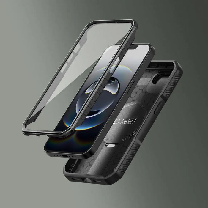 Калъф Tech-Protect Kevlar Magsafe за iPhone 16e - черен