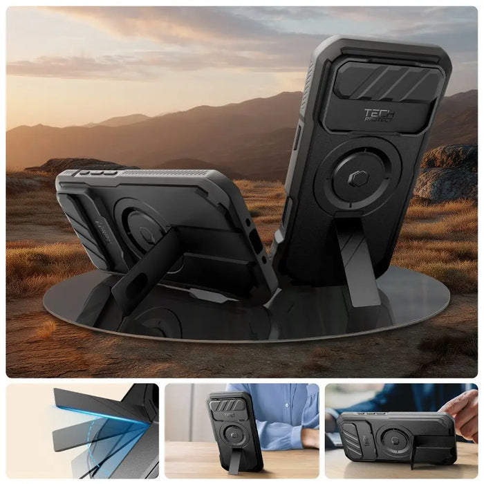 Калъф Tech-Protect Kevlar MagSafe за iPhone 17 Air - черен