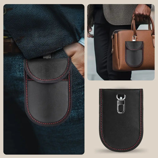 Калъф Tech-Protect KLR100 RFID - черен и червен