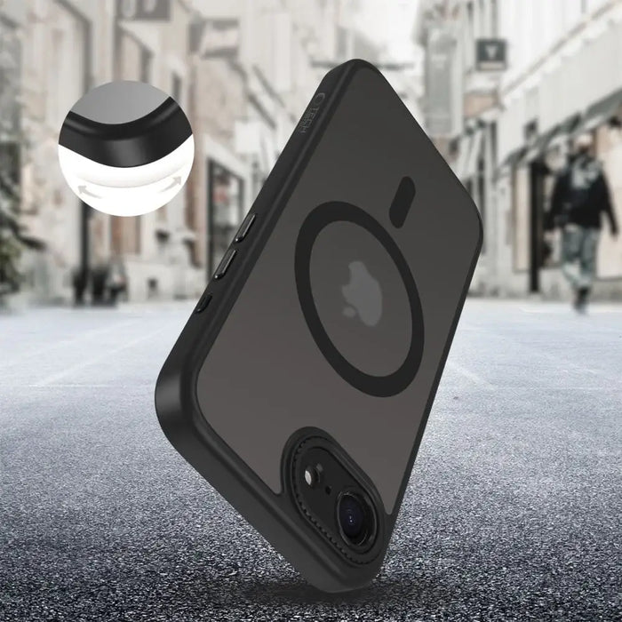 Калъф Tech-Protect MagCam MagSafe за iPhone 16e - черен мат