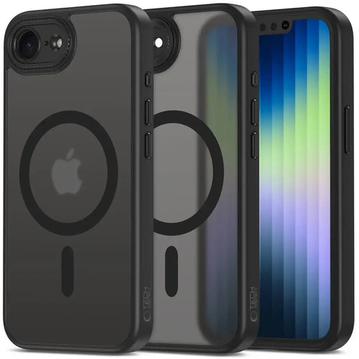 Калъф Tech-Protect MagCam MagSafe за iPhone 16e - черен мат