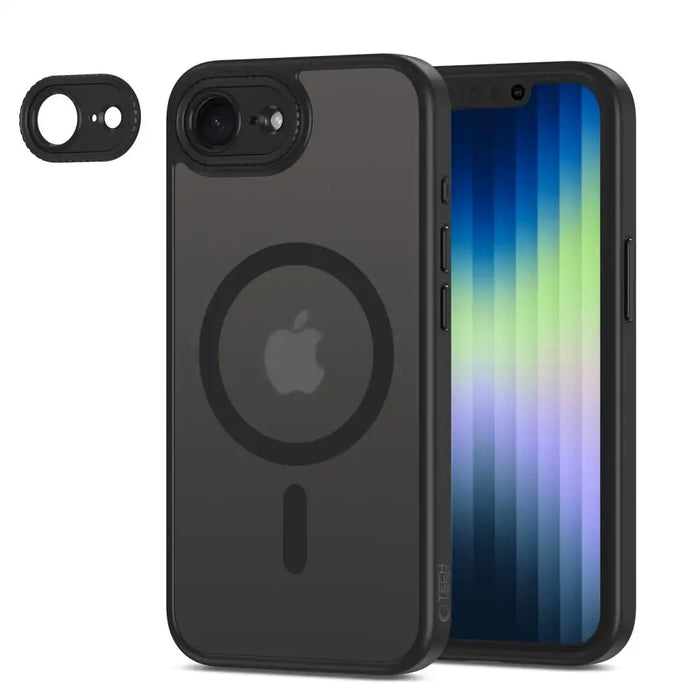 Калъф Tech-Protect MagCam MagSafe за iPhone 16e - черен мат