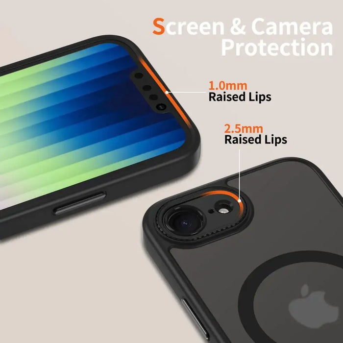 Калъф Tech-Protect MagCam MagSafe за iPhone 16e - черен мат