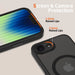 Калъф Tech-Protect MagCam MagSafe за iPhone 16e - черен мат