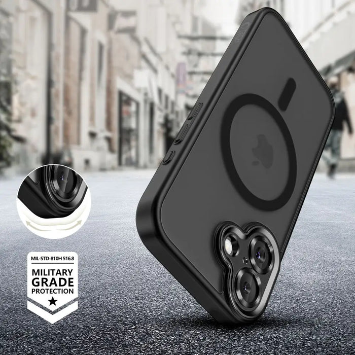 Калъф Tech-Protect MagCam MagSafe за iPhone 17 - черен мат