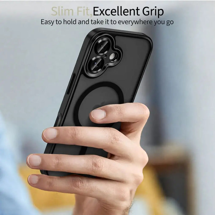 Калъф Tech-Protect MagCam MagSafe за iPhone 17 - черен мат