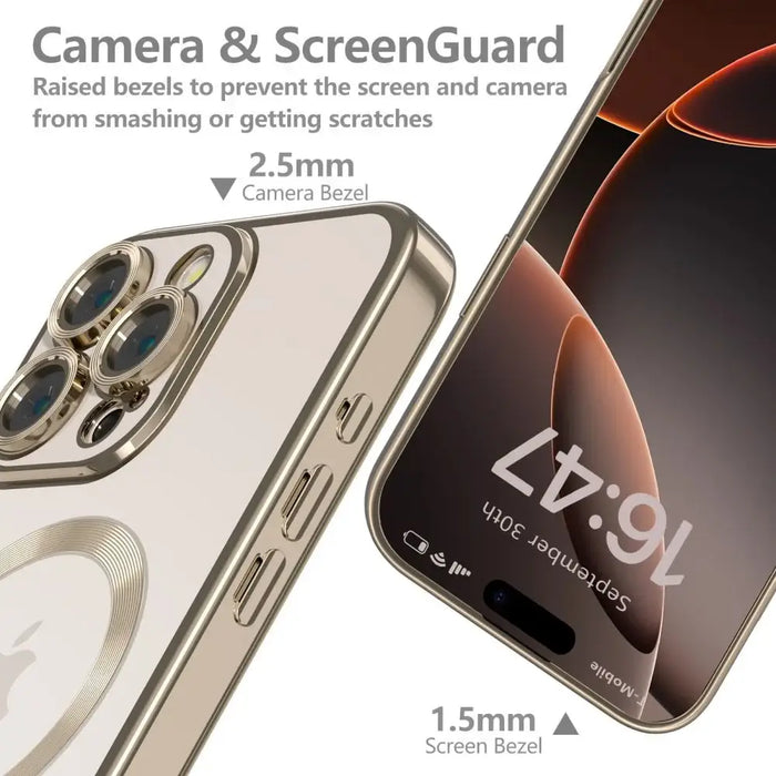 Калъф Tech-Protect MagFlex MagSafe за iPhone 16 Pro - златен