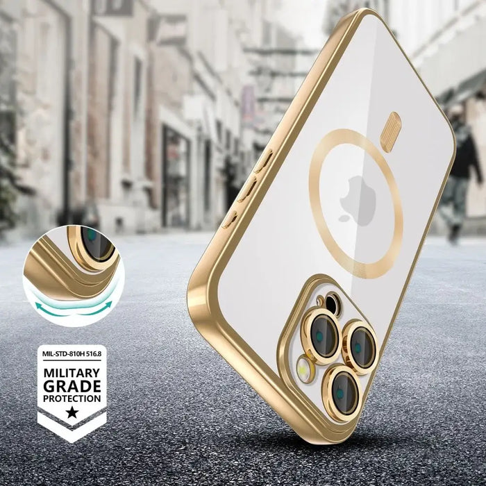 Калъф Tech-Protect MagFlex MagSafe за iPhone 16 Pro - златен