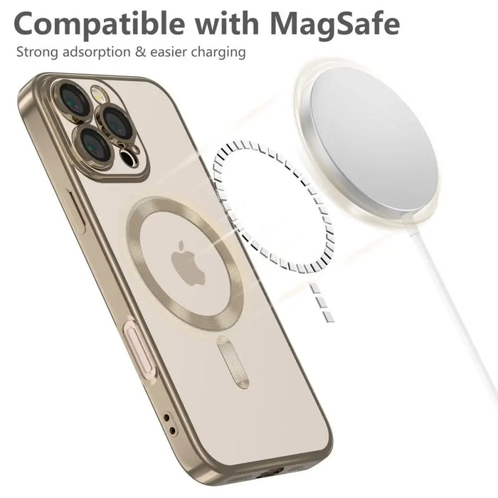 Калъф Tech-Protect MagFlex MagSafe за iPhone 16 Pro - златен