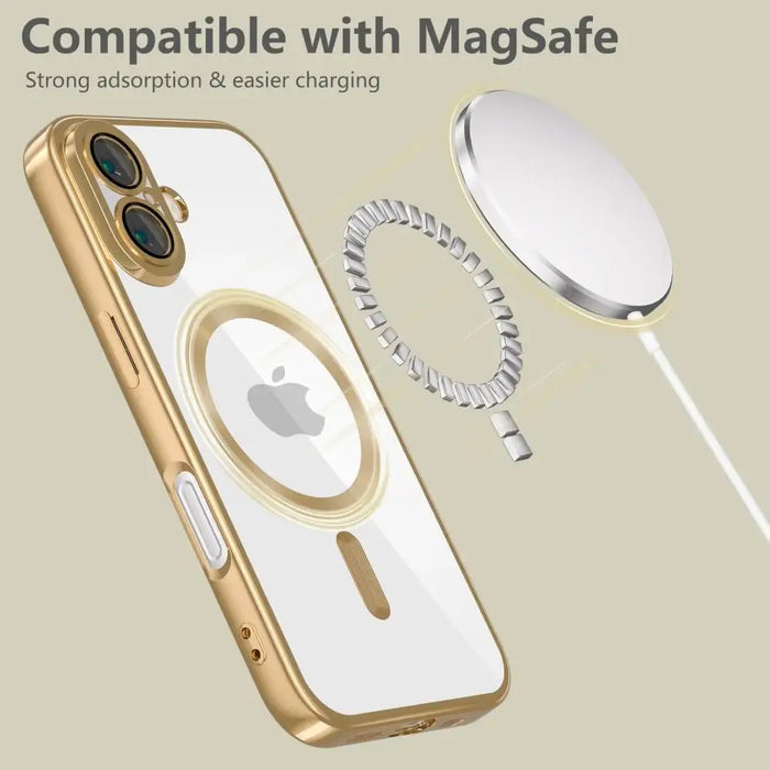 Калъф Tech-Protect MagFlex MagSafe за iPhone 16 - златен