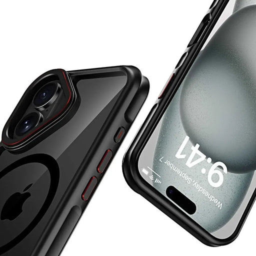 Калъф Tech-Protect MagHybrid MagSafe за iPhone 16 - черен