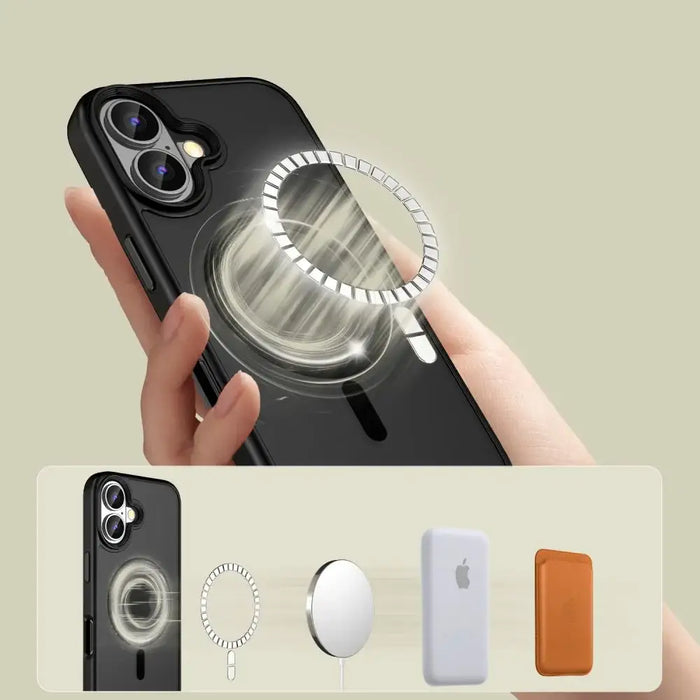 Калъф Tech-Protect MagMat MagSafe за iPhone 16 Plus - черен