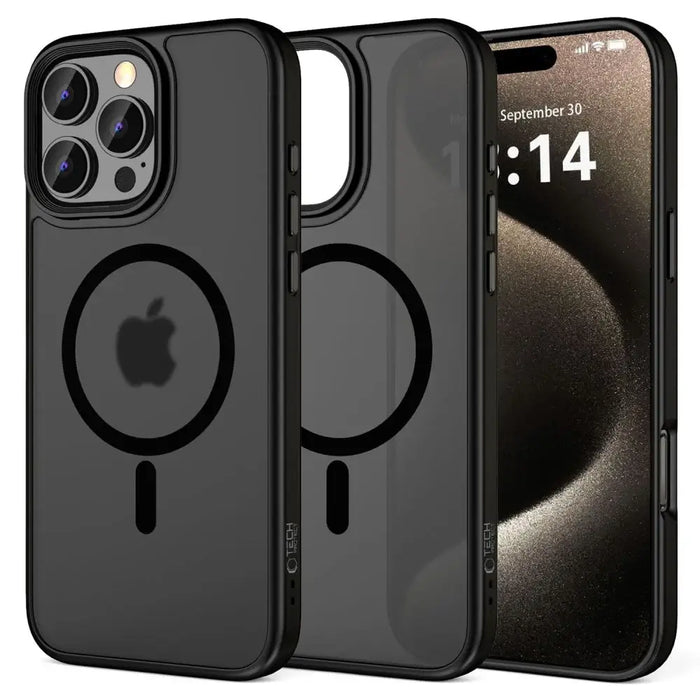 Калъф Tech-Protect MagMat MagSafe за iPhone 16 Pro - черен