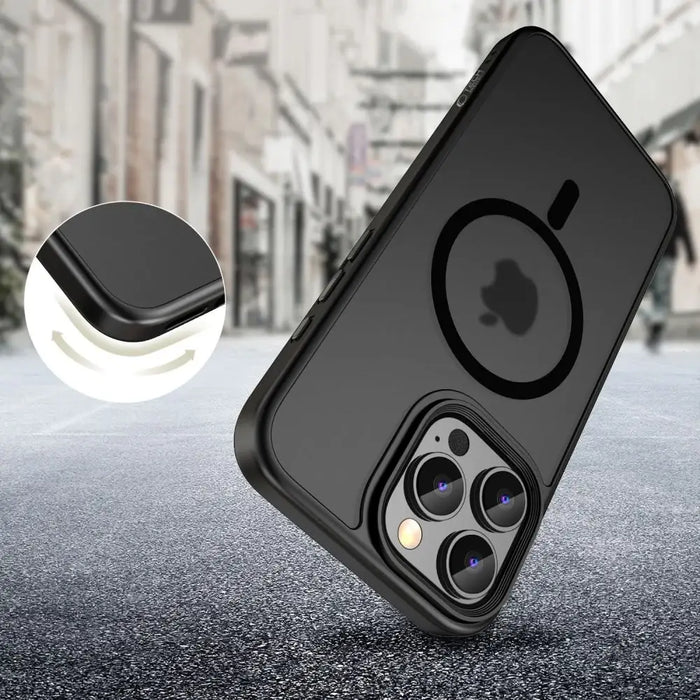 Калъф Tech-Protect MagMat MagSafe за iPhone 16 Pro - черен