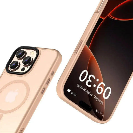Калъф Tech-Protect MagMat MagSafe за iPhone 16 Pro - розов