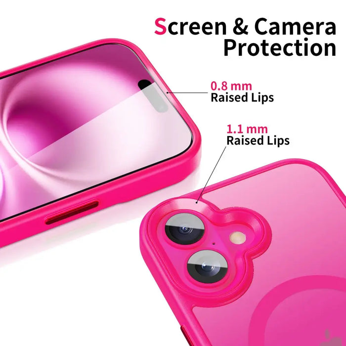 Калъф Tech-Protect MagMat MagSafe за iPhone 16 - розов