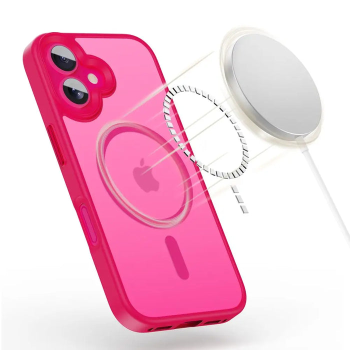 Калъф Tech-Protect MagMat MagSafe за iPhone 16 - розов