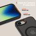 Калъф Tech-Protect MagMat MagSafe за iPhone 16e - черен мат