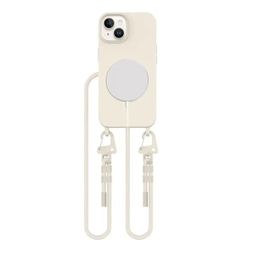 Калъф Tech-Protect MagNecklace MagSafe за iPhone 13 - бежов