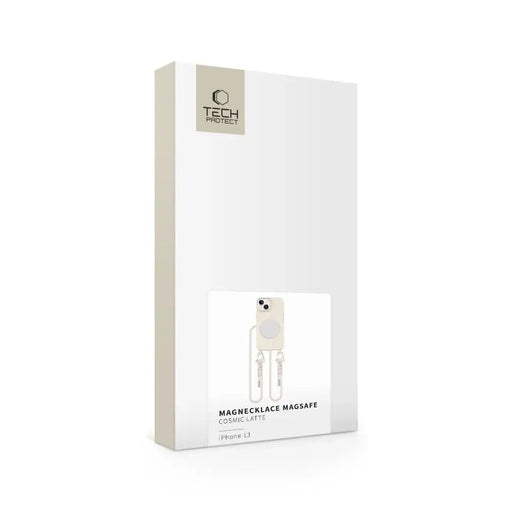 Калъф Tech-Protect MagNecklace MagSafe за iPhone 13 - бежов