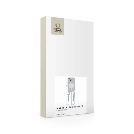 Калъф Tech-Protect MagNecklace MagSafe за iPhone 14 - сив