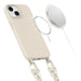 Калъф Tech-Protect MagNecklace MagSafe за iPhone 15 - бежов