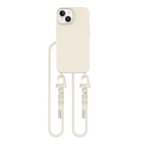 Калъф Tech-Protect MagNecklace MagSafe за iPhone 15 - бежов
