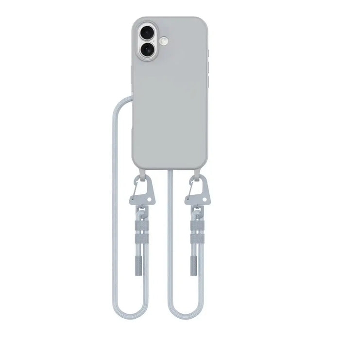 Калъф Tech-Protect MagNecklace MagSafe за iPhone 16 - сив
