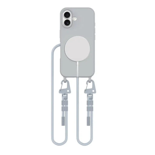 Калъф Tech-Protect MagNecklace MagSafe за iPhone 16 - сив