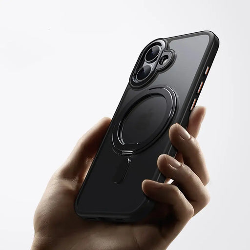 Калъф Tech-Protect MagRing MagSafe за iPhone 17 - черен мат