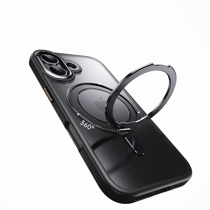 Калъф Tech-Protect MagRing MagSafe за iPhone 17 - черен мат