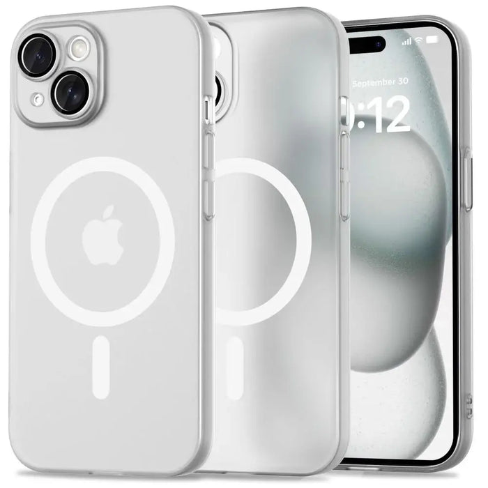 Калъф Tech-Protect MagSlim MagSafe за iPhone 15 - бял