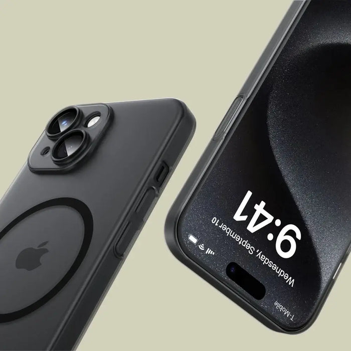 Калъф Tech-Protect MagSlim MagSafe за iPhone 15 - черен