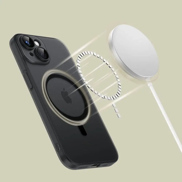 Калъф Tech-Protect MagSlim MagSafe за iPhone 15 - черен