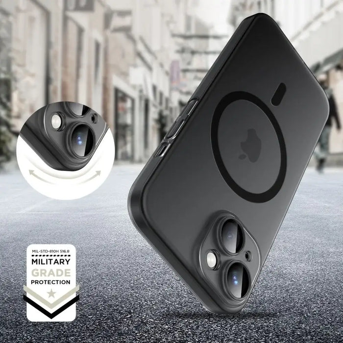 Калъф Tech-Protect MagSlim MagSafe за iPhone 15 - черен