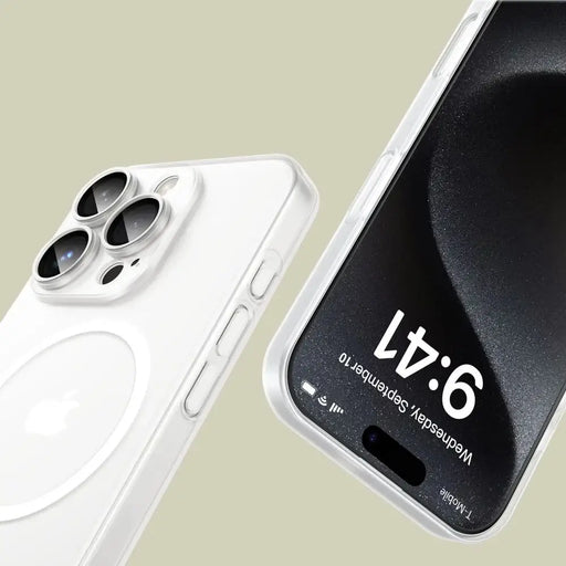 Калъф Tech-Protect MagSlim MagSafe за iPhone 16 Pro - бял