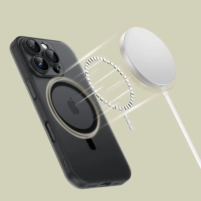 Калъф Tech-Protect MagSlim MagSafe за iPhone 16e - черен мат