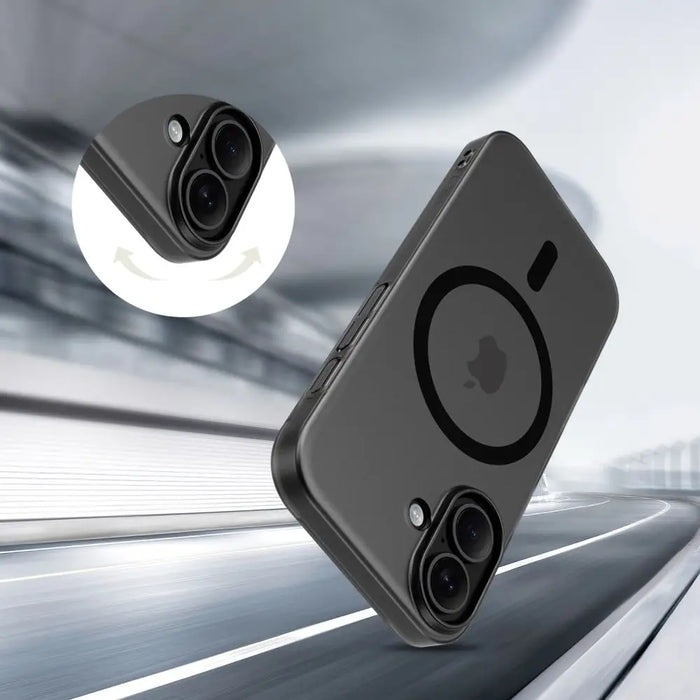 Калъф Tech-Protect MagSlim MagSafe за iPhone 17 - черен мат