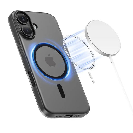 Калъф Tech-Protect MagSlim MagSafe за iPhone 17 - черен мат