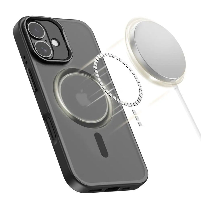 Калъф Tech-Protect MagStand MagSafe за iPhone 17 - черен мат