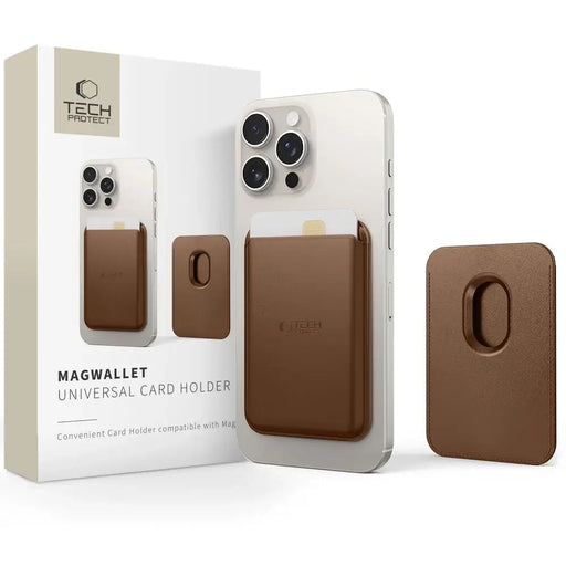 Калъф Tech-Protect MagWallet Magsafe - кафяв