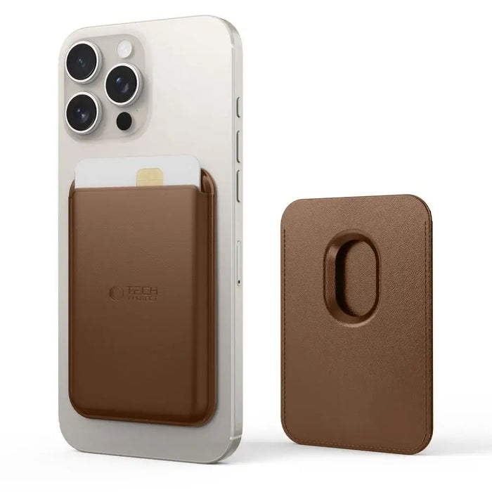 Калъф Tech-Protect MagWallet Magsafe - кафяв